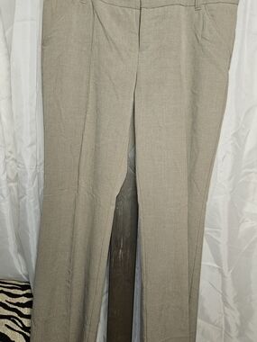 Daisy Fuentes Straight-Leg Dress Pants in Light Taupe 14